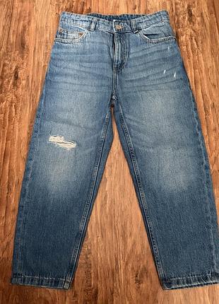 Джинси zara 152 р укорочені по кісточки