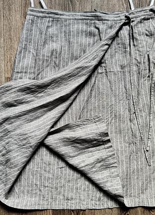 Льняна юбка на запах міді gerry weber