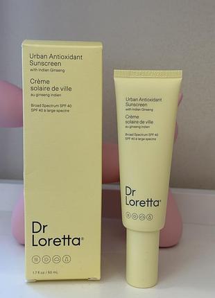 Сонцезахисний крем для обличчя dr loretta urban antioxidant sunscreen spf 40