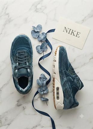 Стильні кросівки nike air max 90 "velvet" (оксамит) оригінальні та дуже ефектні кросівки з унікальної оксамитової колекції,неймовірно стильно.