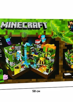 Конструктор большой конструктор minecraft детский конструктор minecraft конструктор майнкрафт набор майнкрафт lego minecraft