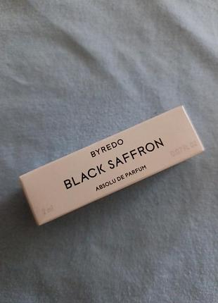 Byredo black saffron absolu парфюм 2 мл