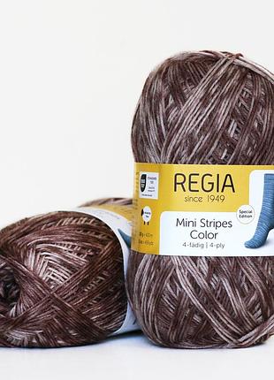 Шкарпеткова пряжа regia color 100 г, 00498