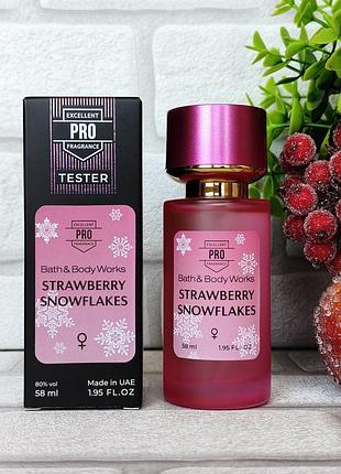 Аромат в стиле bath &amp; body works strawberry snowflakes женский