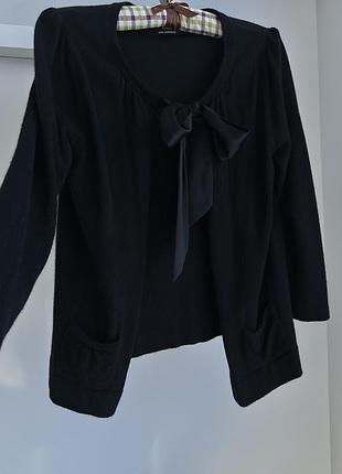 Легкий кардиган, кофта з кашеміру, однотонний, s, m