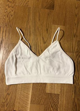 Білий зручний топ
