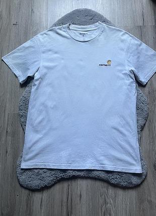 Carhartt базова біла гарна футболка міні лого