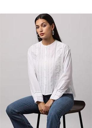 Блуза біла zara жіноча л
