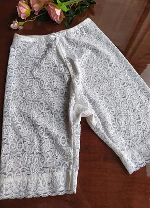 Красиві кружевні трусики шортики панталони m&s, uk 16, eur 44