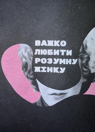 Худі s бренду marmur | на флісі, чорне з принтом