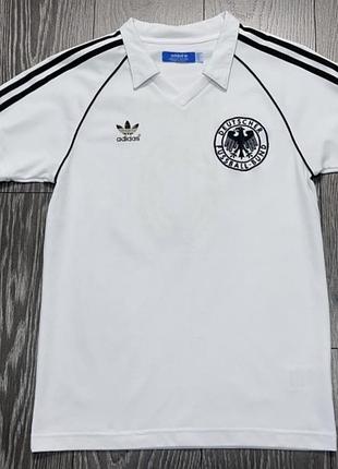 Чоловіча футболка adidas 5 збірної німеччини dfb 1980-х років у ретро-стилі, розмір l