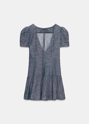 Лляне плаття zara 5