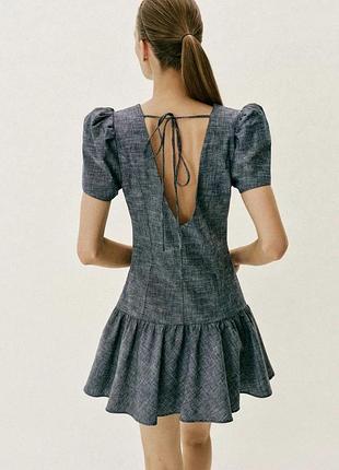 Лляне плаття zara 3