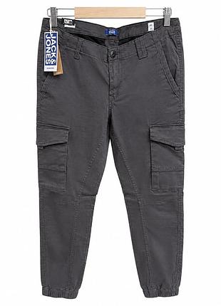 Дитячі штани карго jack & jones зріст 164 (14y) сірі