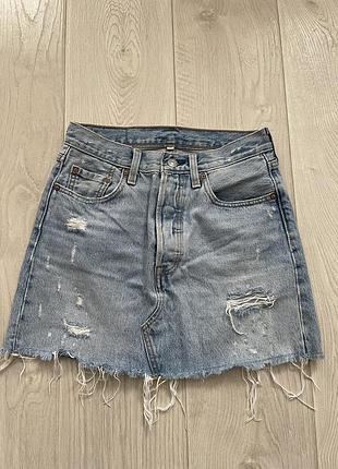 Джинсова спідниця levi’s