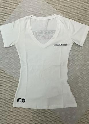 Трендова приталена футболка chrome hearts