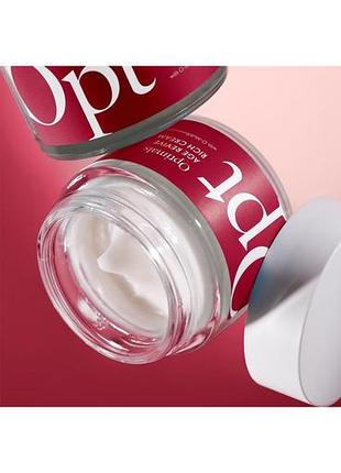 Насыщенный антивозрастной крем для лица opt optimals age revive