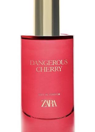 Парфумована вода для жінок zara dangerous cherry 50 ml оригінал іспанія запаковане упакування