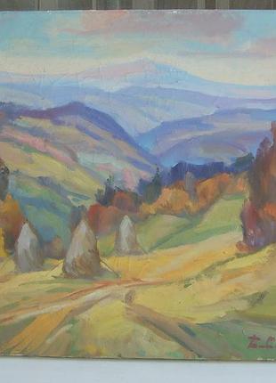 Зас.худ.укр. бабочка и. закарпатская школа. х.м. роз. 60х50 см. 2010 р. ужгород .
