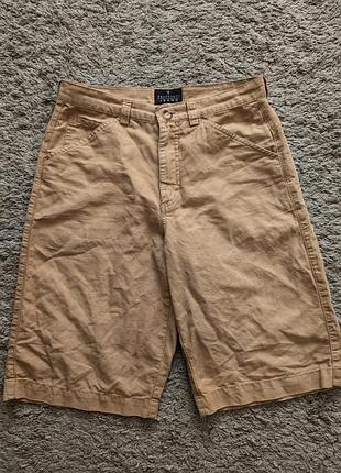 Шорти чоловічі тrussardi jeans, size 46(s/w29-30), стан відмінний, півпояс 39-40 бедра 5& довжина 57 ширина штанини 28