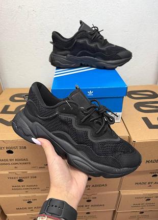 Adidas ozweego adipren black/адидас озвего адипрен чёрные 36 37 38 39 40 41 42 43 44