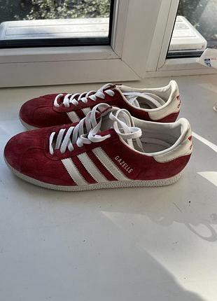 Кросівки adidas gazelle , червоні кросівки adidas