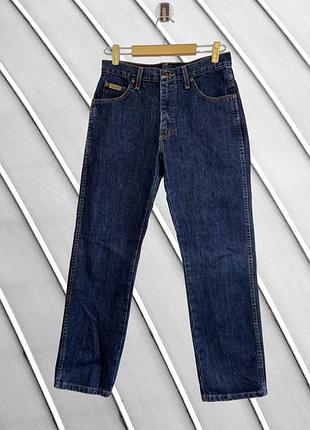 Мужские синие джинсы wrangler w30 l30 оригинал вранглер вранглер плотные базовые прямые джинсы straight 46 48