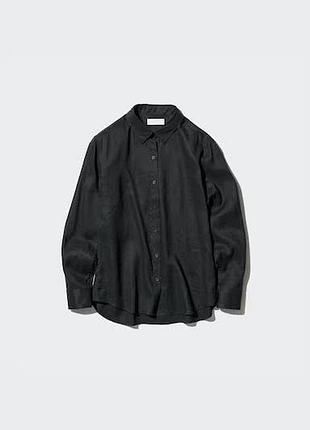 Лляна сорочка uniqlo m