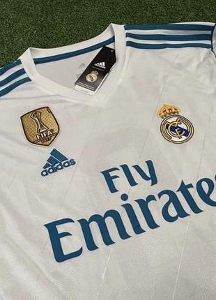 Футболка реал мадрид 2017/18 benzema 9, l довгий рукав