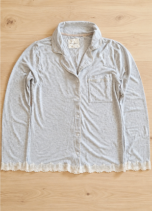 Женская пижамная рубашка laura ashley, модал, кружево, размер269 12 / eu 40