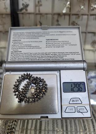 Серебряный браслет 925 проба, этно / балийский стиль, 19 см (13 г) 5