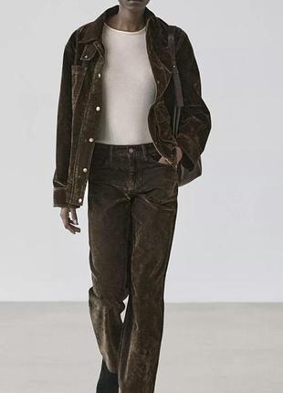 Шикарні штаниз вельвету massimo dutti!