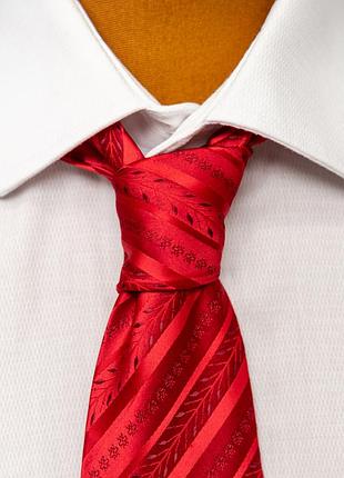 Яскрава широка краватка з діагональним флористичним візерунком ✂️diweilu 📍розмір 152 см