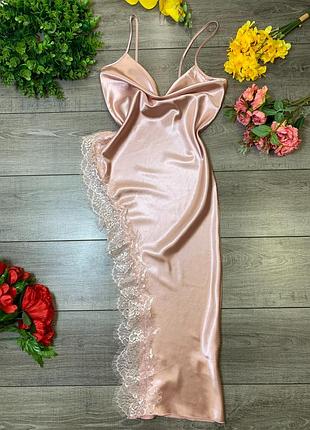 Ціна: 590 грн 

🛍️довга нічна сорочка сатинова з вирізом

розмір: м
дов 118, пог 47-52, пот 43-50, поб 45-53 см