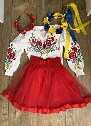 Вишиванка з юбкою
