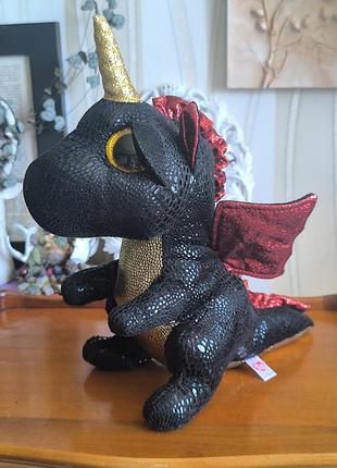 Оригінальна м'яка іграшка дракон гриндаль ty beanie boos grindal (хелловін)
