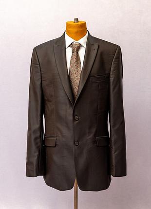 Изысканный блейзер slim fit для джентльмена✂️masterhand black📍размер l-xl (мерки в описании)