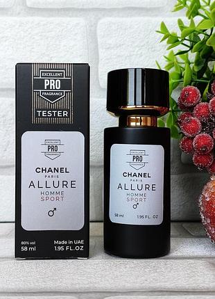 Парфюмированная вода тестер мужской allure homme sport алюр спорт хоме