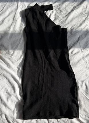 Платье pull &amp; bear черного цвета, размер м
