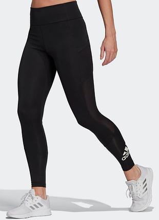 Женские спортивные леггинсы adidas designed 2 move big logo
