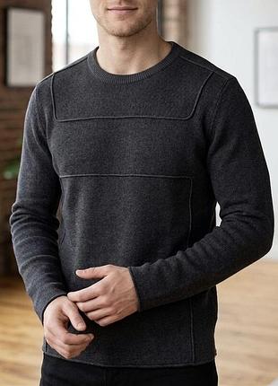 Мужской джемпер armani jeans шерсть-акрил (р. l) оригинал, made in italy