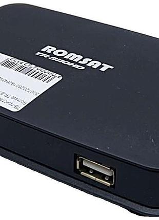 Тв-приставка медиаплеер тюнер б/у romsat tr-9110hd