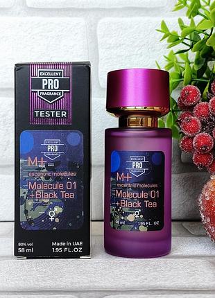 Цветочный унисекс парфюм molecule 01 + black tea эсцентрик молекула черный чай древесный аромат