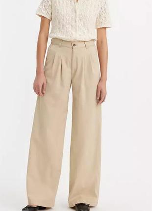 Жіночі штани levi's pleated wide-leg