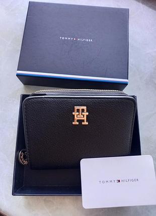 Супер женский кошелек известный бренд tommy hilfiger
