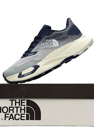Мужские кроссовки the north face vectiv enduris 4 grey beige navy