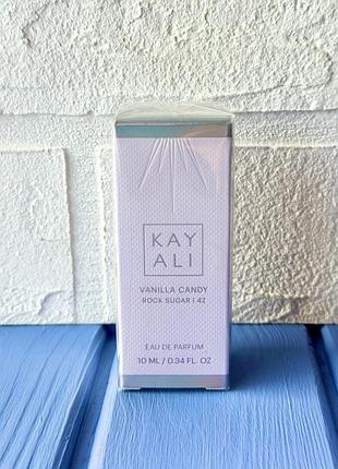 Оригінал! kayali vanilla candy rock sugar 42 eau de parfum 10 мл ( міні версія )