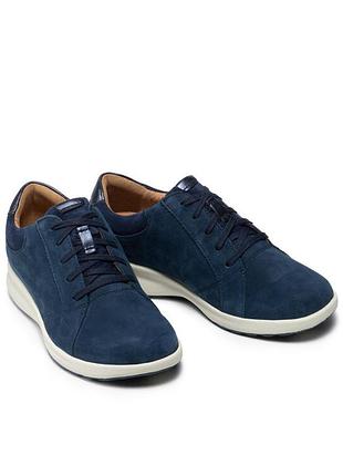 Туфлі кросівки з натуральної шкіри нубук clarks 37,5