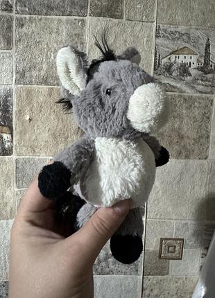 Брелок-віслючок all creatures cleo the donkey cuddly toy keyring від відомого британського виробника carte blanche greetings