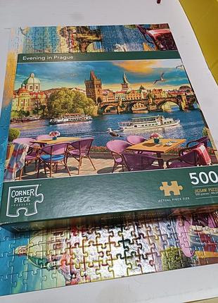 Пазлы от corner peace "evening in prague" вечер в праге на 500 элементов